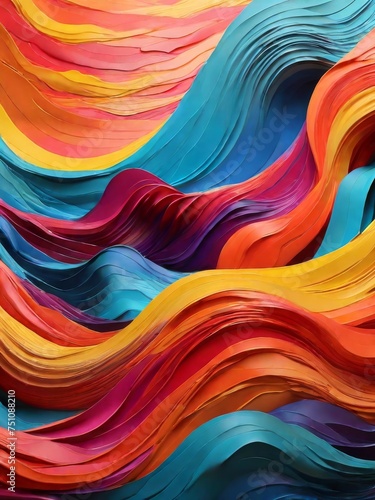 abstract colorful texture wave background