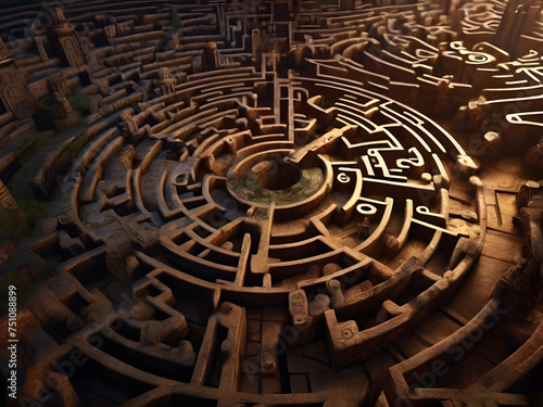 Enigmatic Labyrinth maze