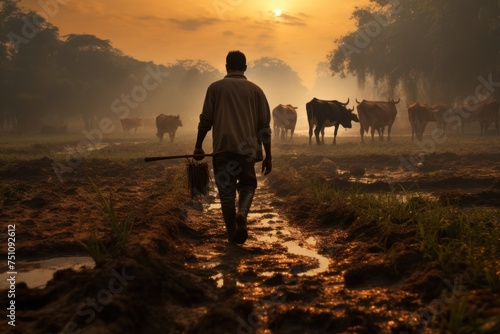 lifestyle of farmers the charm of nature photo