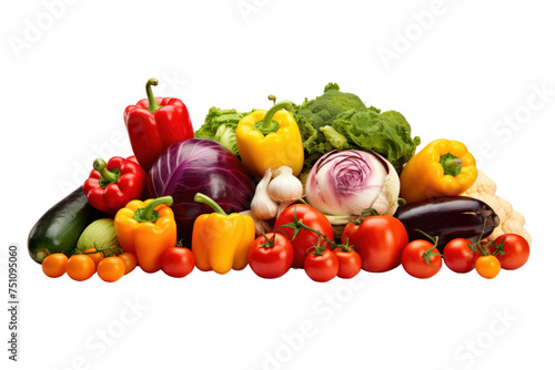 Farm Fresh Food Images  Demonstrate freshness  safety and health  isolated on a transparent background.