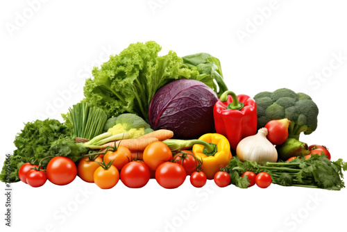 Farm Fresh Food Images  Demonstrate freshness  safety and health  isolated on a transparent background.