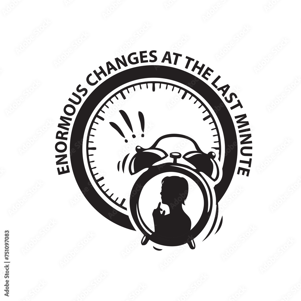Fototapeta premium Enormous changes at the last minute