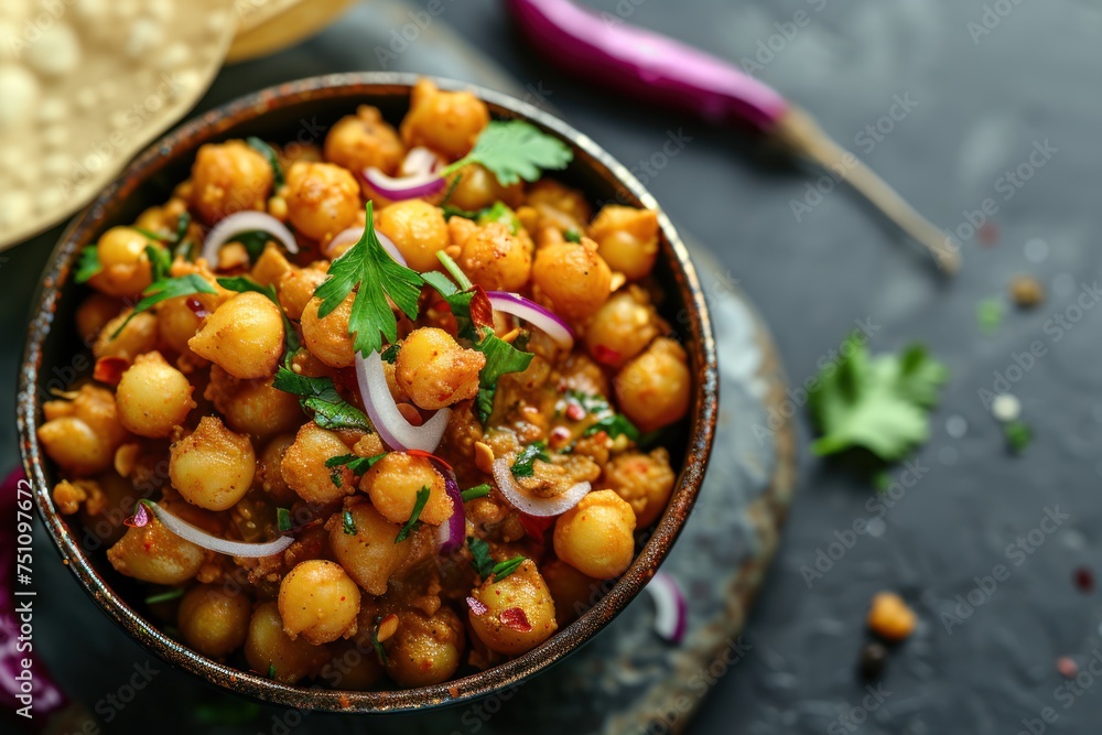 essence of Channa in a mouthwatering food essence of Channa in a mouthwatering food
