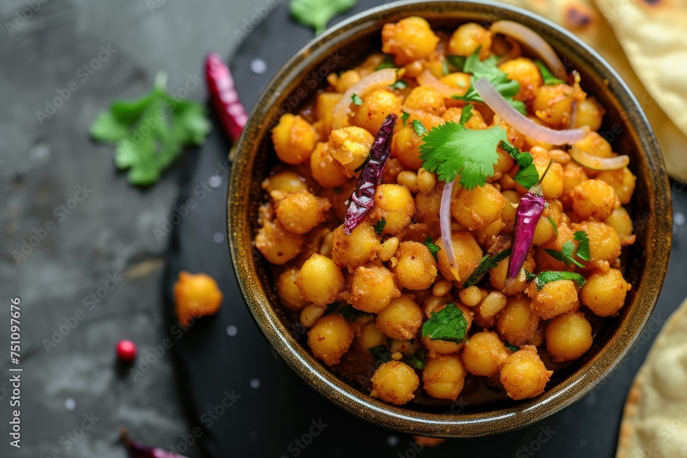 essence of Channa in a mouthwatering food essence of Channa in a mouthwatering food
