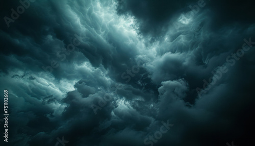 An unearthly presence is felt in the storm clouds with dark weather and an ominous vibe.