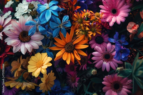 Flowers that change color based on the emotions of those who touch them