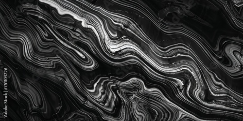 Monochromatic black and white marble swirls, excellent for timeless elegance in design and sophisticated backgrounds.