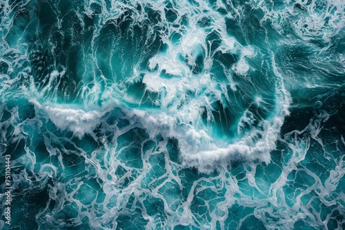 Close-up of turbulent ocean waves, highlighting the dynamic force and beauty of the natural world.


