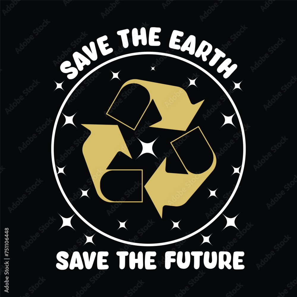 Earth day vector illustration thsirt design Earth day vector illustration thsirt design