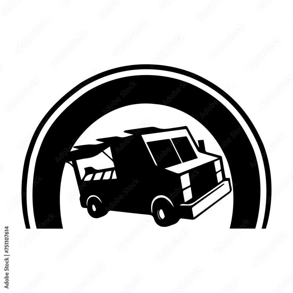 food truck silhouette
