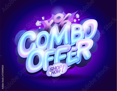 Combo offer banner template