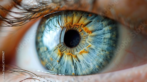 Eyesight loss due to injury to the optic nerve. Generative Ai