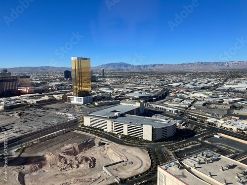 Photography Aerial View of Las Vegas