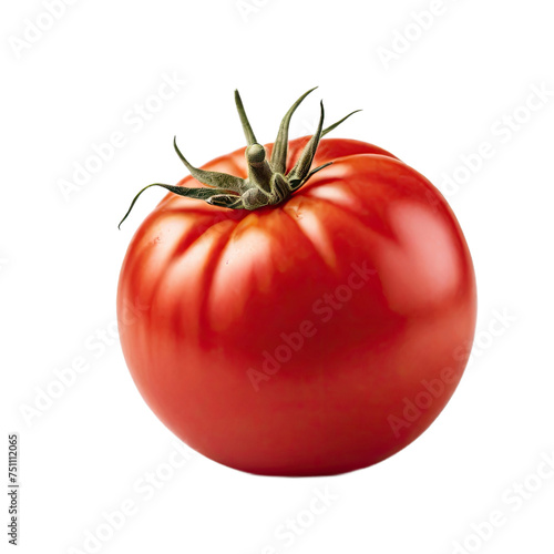 Wallpaper Mural Red, juicy tomato, without background. Torontodigital.ca