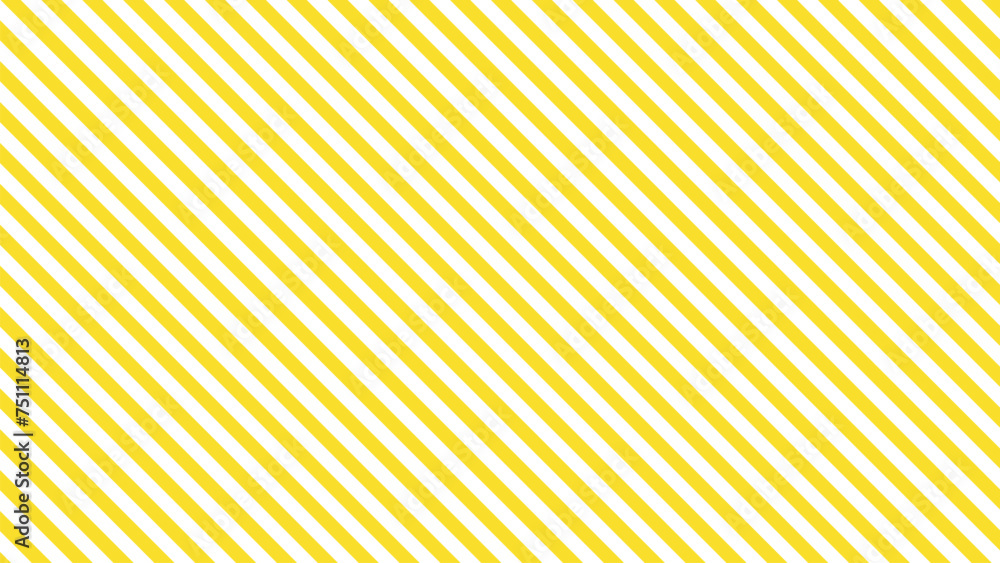 Yellow line stripes seamless pattern background vector image - obrazy, fototapety, plakaty 
