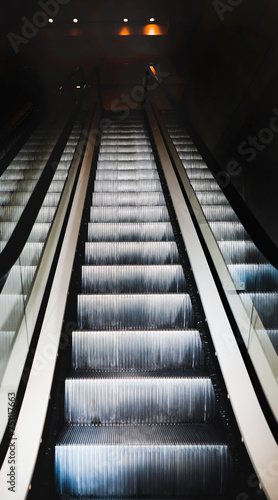 escalator in the airport © Emin