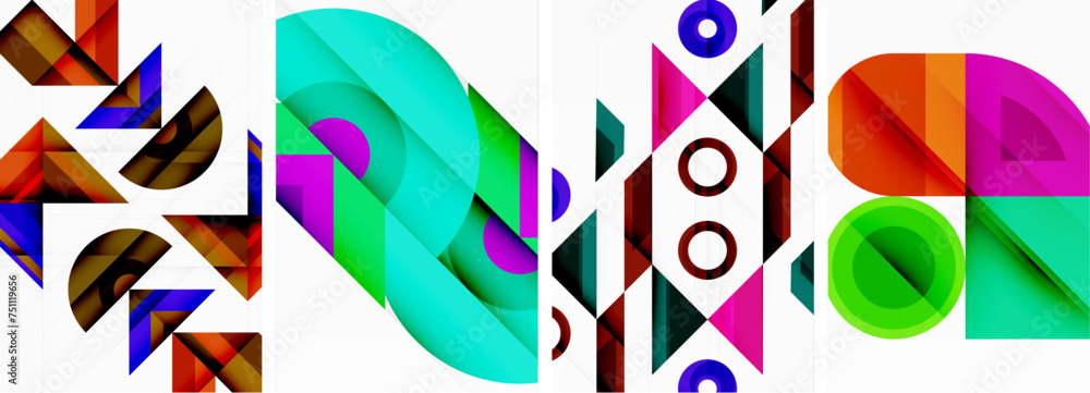 Triangle wallpaper or poster background design Triangle wallpaper or poster background design