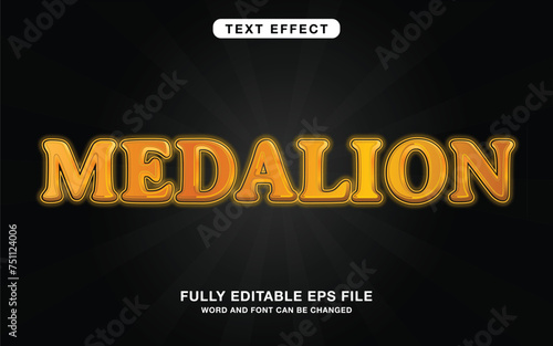 Gold grand text effect design. 