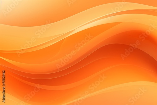 Abstract Orange Waves Interweaving to Form a Visually Striking and Harmonious Background, Generative AI