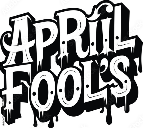 horror april fools day illustration