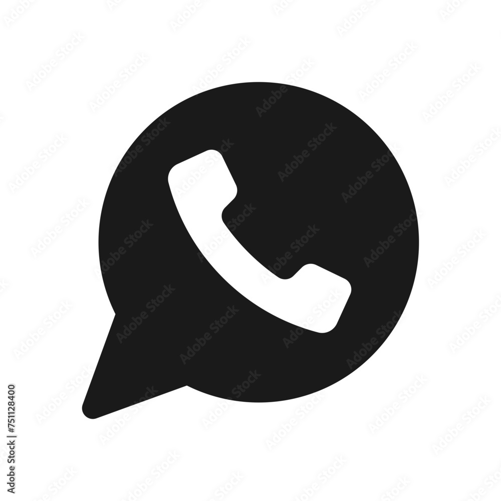 Phone icon design template Phone icon design template