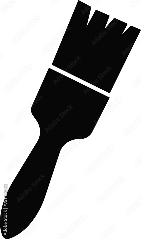 Paint brush icon vector in trendy Fill style, solid logo illustration pictogram isolated on transparent background. Artist work tool, painting icon or art symbol. Painter instrument business concept. Paint brush icon vector in trendy Fill style, solid logo illustration pictogram isolated on transparent background. Artist work tool, painting icon or art symbol. Painter instrument business concept.