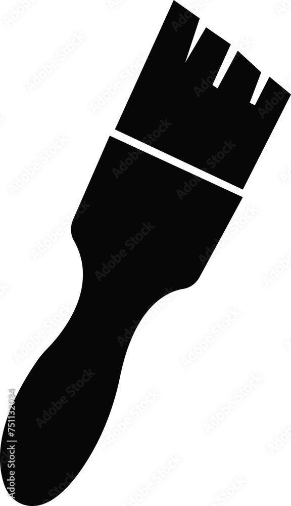 Paint brush icon vector in trendy Fill style, solid logo illustration pictogram isolated on transparent background. Artist work tool, painting icon or art symbol. Painter instrument business concept. Paint brush icon vector in trendy Fill style, solid logo illustration pictogram isolated on transparent background. Artist work tool, painting icon or art symbol. Painter instrument business concept.