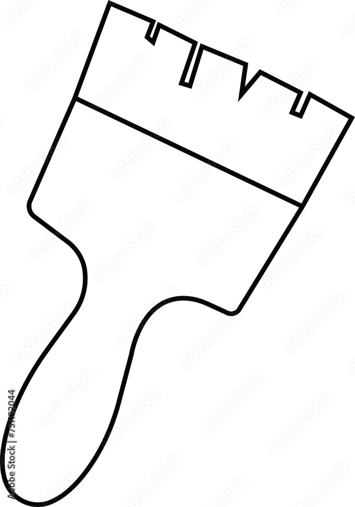 Paint brush icon vector in Line style editable stock, solid logo illustration pictogram on transparent background. Artist work tool, painting icon or art symbol. Painter instrument business concept. Paint brush icon vector in Line style editable stock, solid logo illustration pictogram on transparent background. Artist work tool, painting icon or art symbol. Painter instrument business concept.