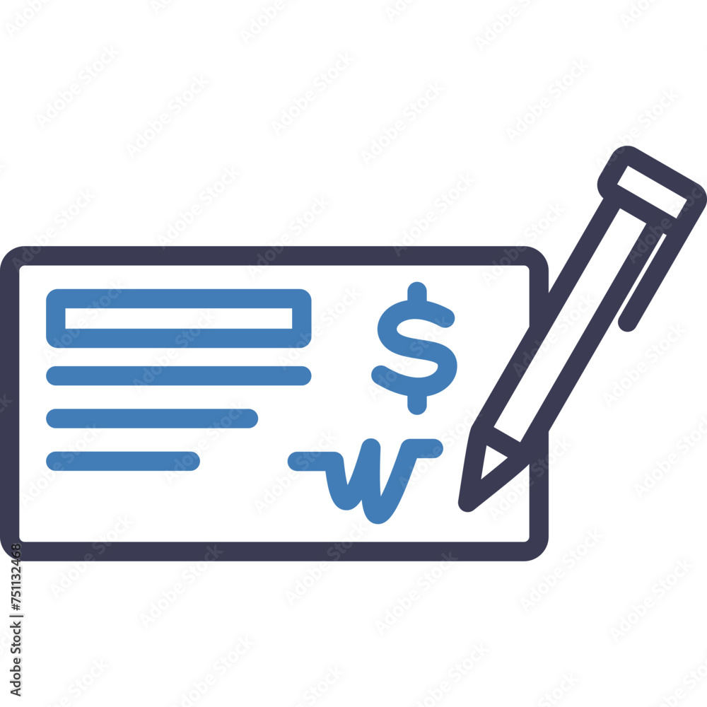 Cheque Icon Cheque Icon