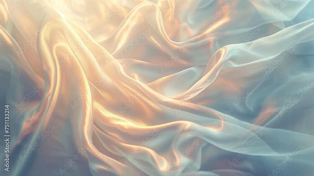 light, transparent and smooth flowing silk pastel strong background light, transparent and smooth flowing silk pastel strong background