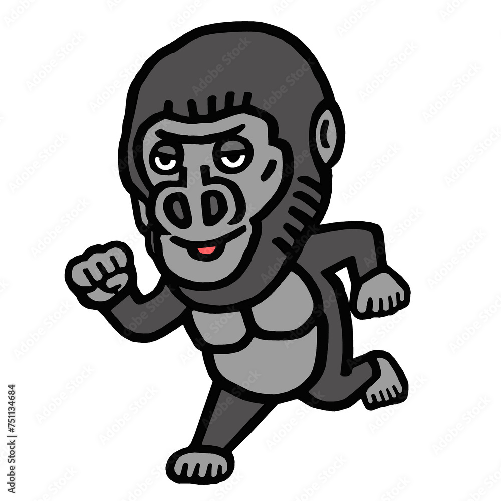 ゴリラ イラスト ゴリラ イラスト