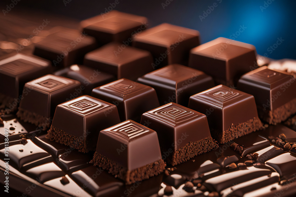 Delicious pieces of chocolate 07 Delicious pieces of chocolate 07