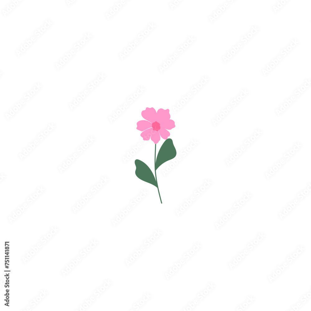 vector element pink flower floral and fauna day pink vector element pink flower floral and fauna day pink