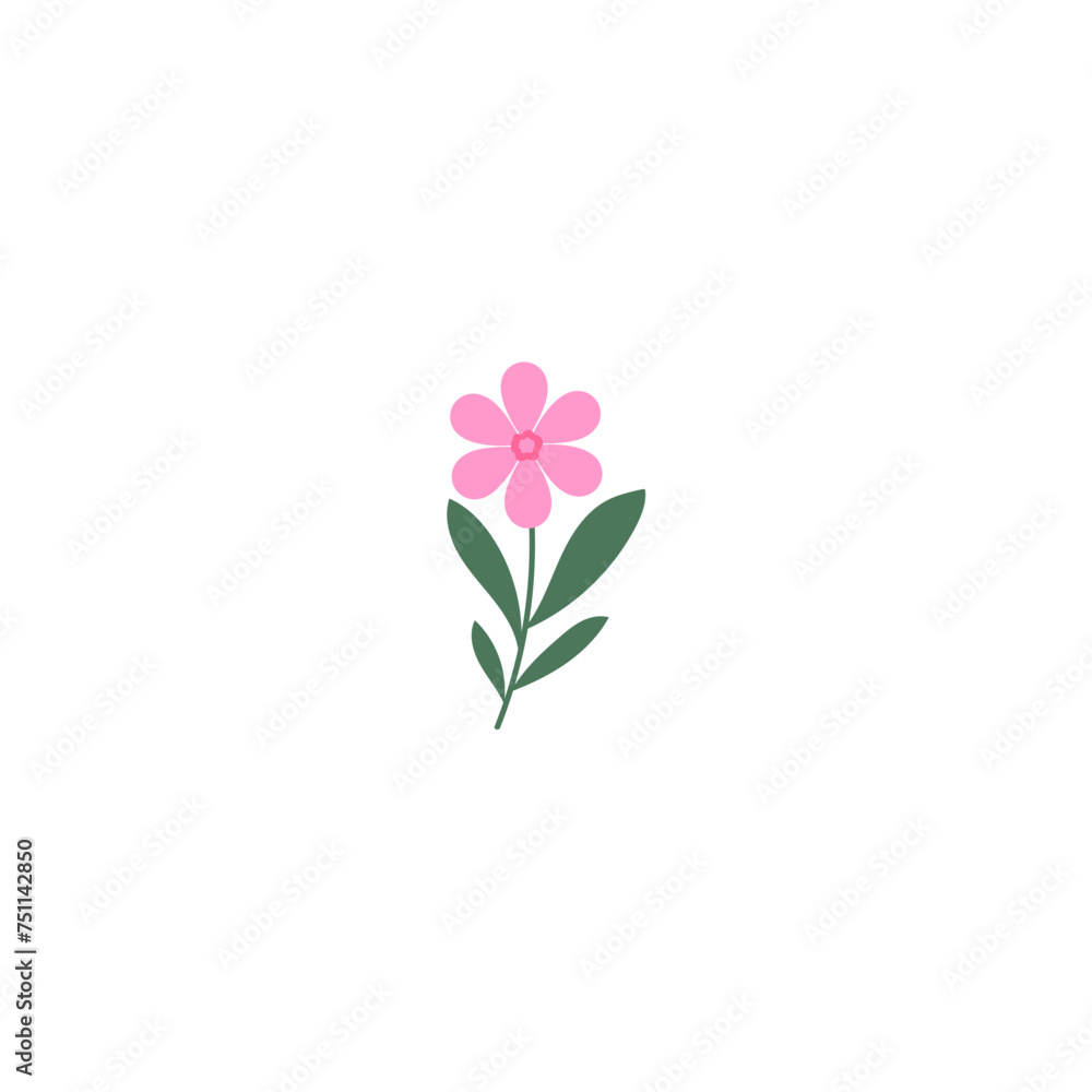 vector element pink flower floral and fauna day pink vector element pink flower floral and fauna day pink