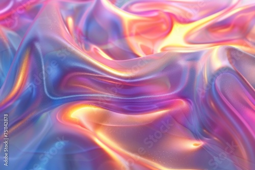 abstract background with halographic waves
