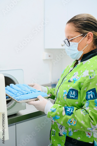Sterilized dental instruments