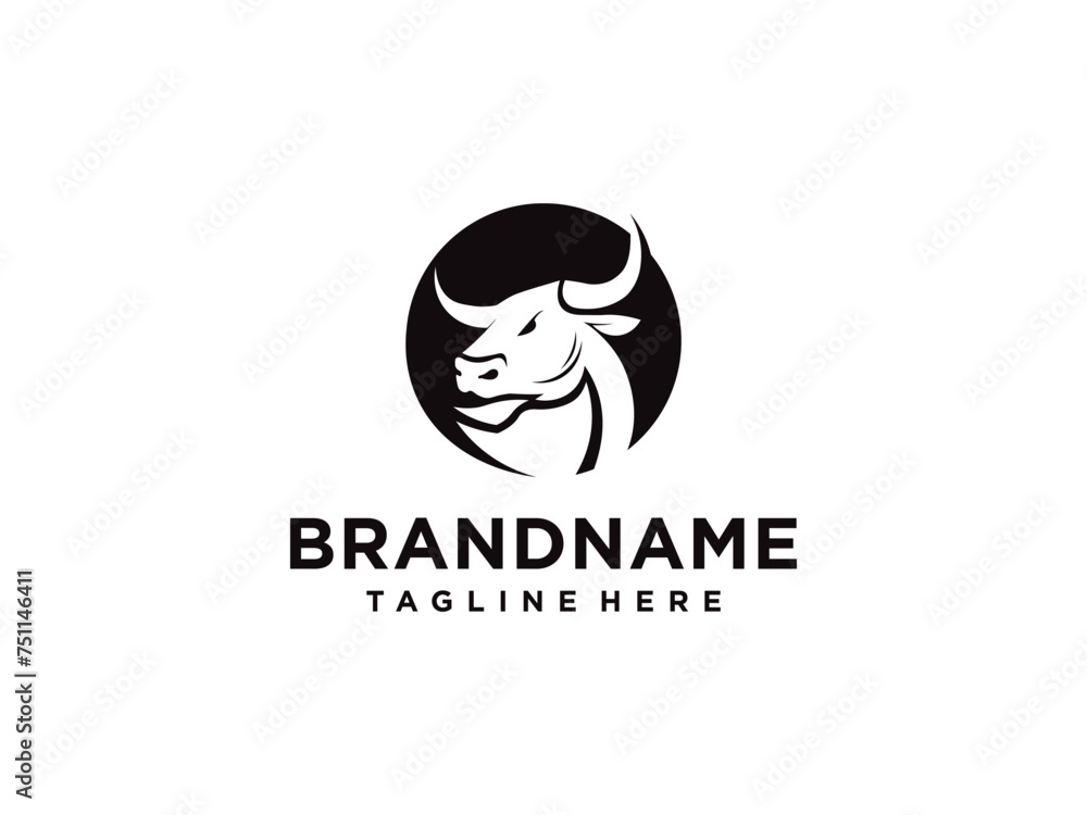 bull logo vector. bull head logo design. bull head mascot logo. horn bull vector bull logo vector. bull head logo design. bull head mascot logo. horn bull vector