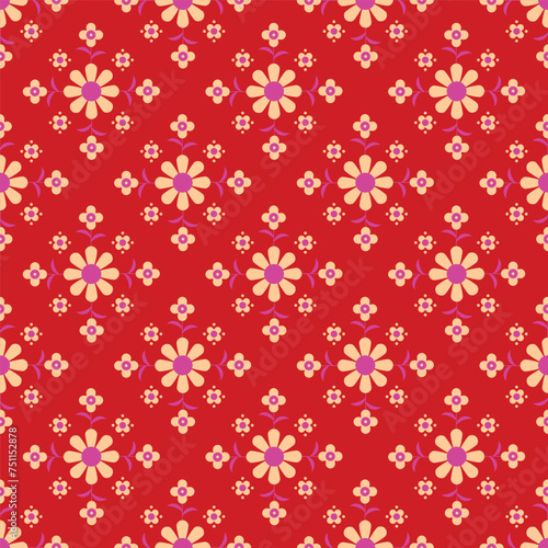 Vector illustration of abstract fabric repeat pattern texture