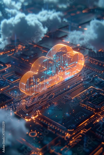 Discover the backbone of cloud computing in nextgen IT rendered in stunning animation detail photo