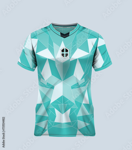 Sports t-shirt jersey design concept vector, sports jersey concept with front view. New Cricket Jersey design concept for soccer, Badminton, Football and volleyball