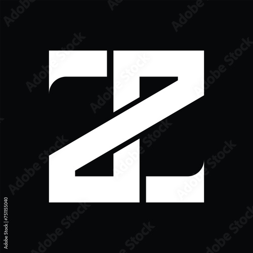 vector letter zp logo design icon