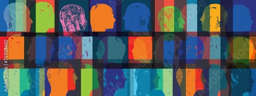 Men and Women People Collage