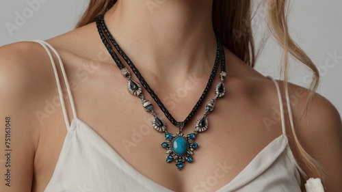 A Necklace designed in the Casual style