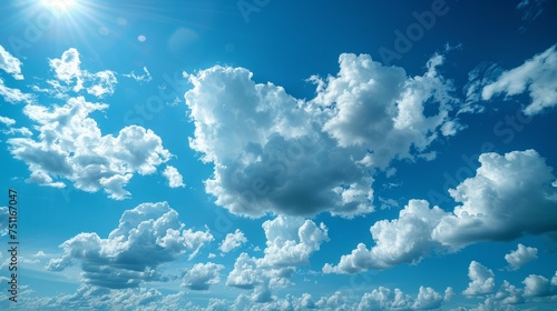 Blue Sky Filled With White Clouds