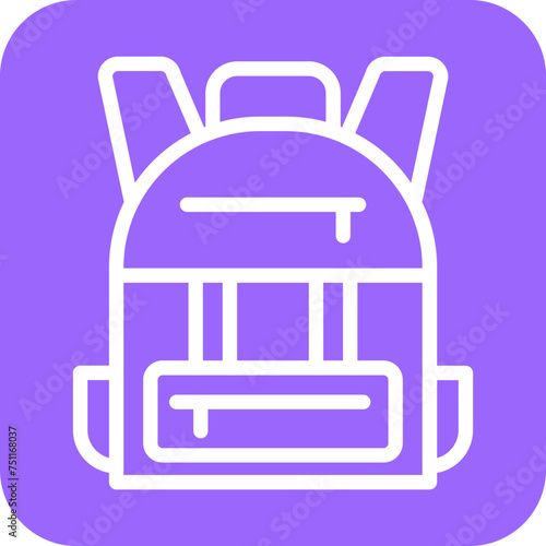 Backpack Icon Style