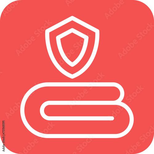 Emergency Blanket Icon Style