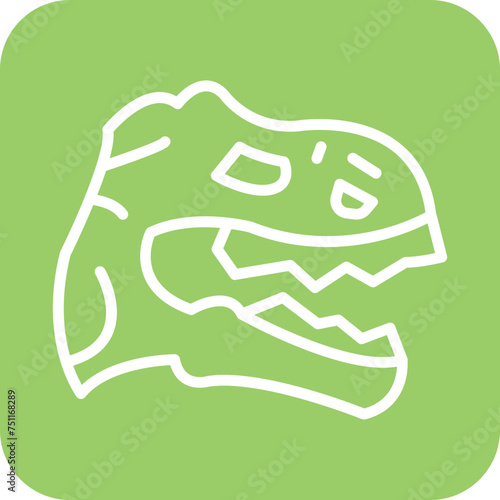 Dinosaur Icon Style