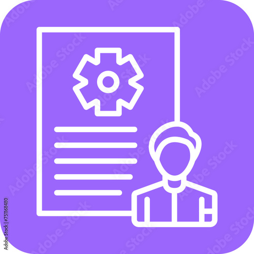 De Identification Icon Style