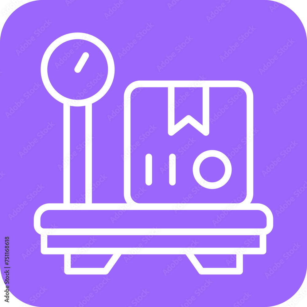 Delivery Weighing Icon Style Delivery Weighing Icon Style