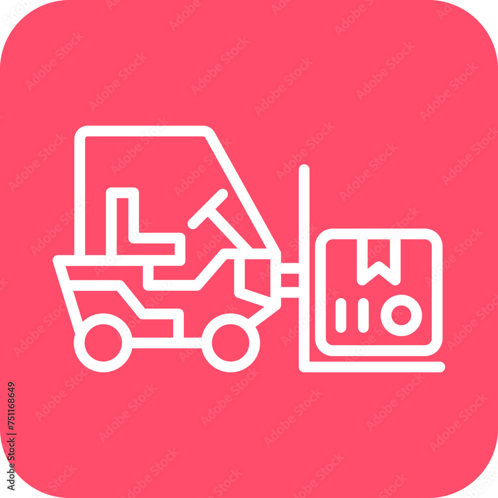 Forklift Icon Style